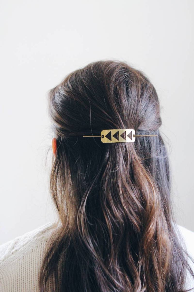 Fliegende Gänse Haar Pin | Messing-Haarspange Messing Haarrutsche Haarspange Haar-Accessoires Silber Fliegende Gänse Haar Pin | Messing-Haarspange Messing Haarrutsche Haarspange Haar-Accessoires Silber von TheRareBirdCo