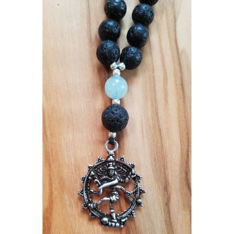 Lavastein & Aquamarin Mala Lavastein & Aquamarin Mala von TheRebelYoga