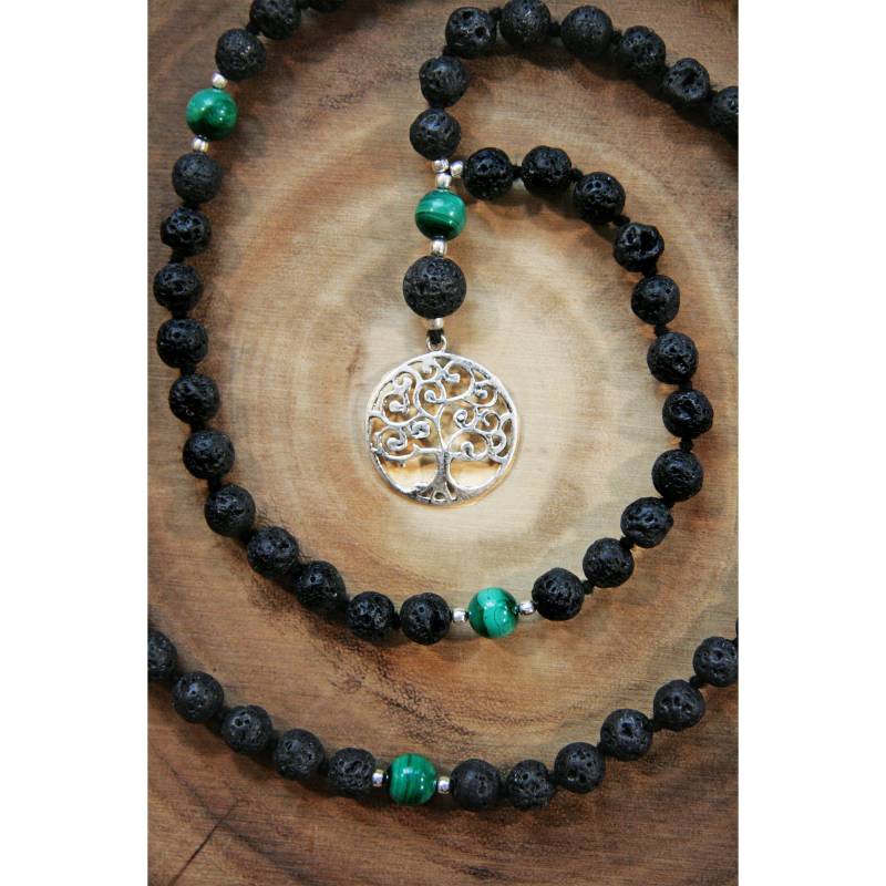 Lavastein & Malachit Mala Lavastein & Malachit Mala von TheRebelYoga