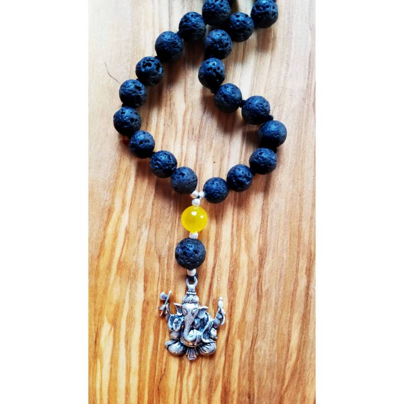 Lavastein & Orange Calcit Mala von TheRebelYoga