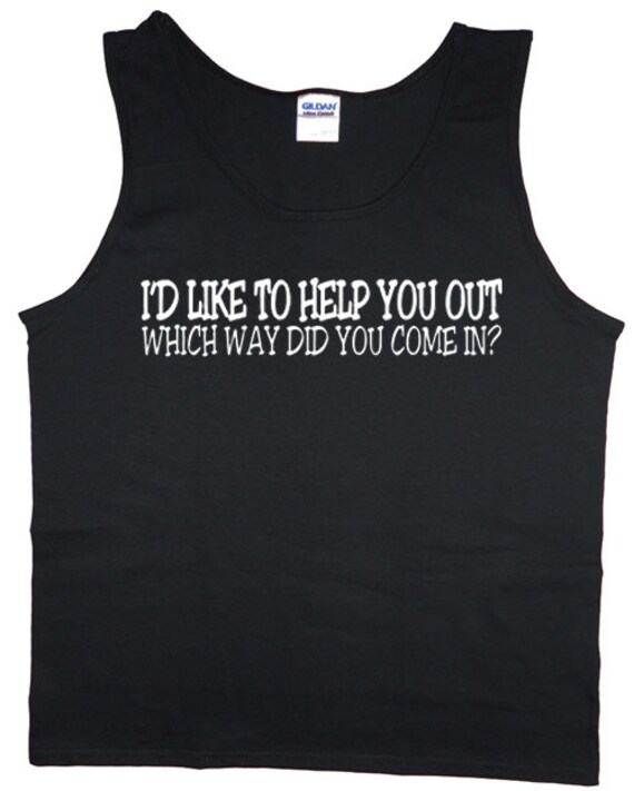 Mens/Ich Möchte Ihnen Zu Helfen Tank Top Oder Ärmelloses T-Shirt Mens/Ich Möchte Ihnen Zu Helfen Tank Top Oder Ärmelloses T-Shirt von TheRedCaboose