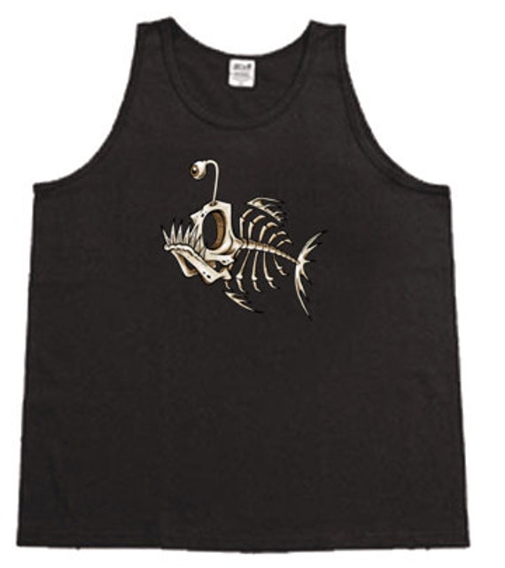 Skelett Fisch/Mens Pullunder Oder Ärmelloses T-Shirt Skelett Fisch/Mens Pullunder Oder Ärmelloses T-Shirt von TheRedCaboose