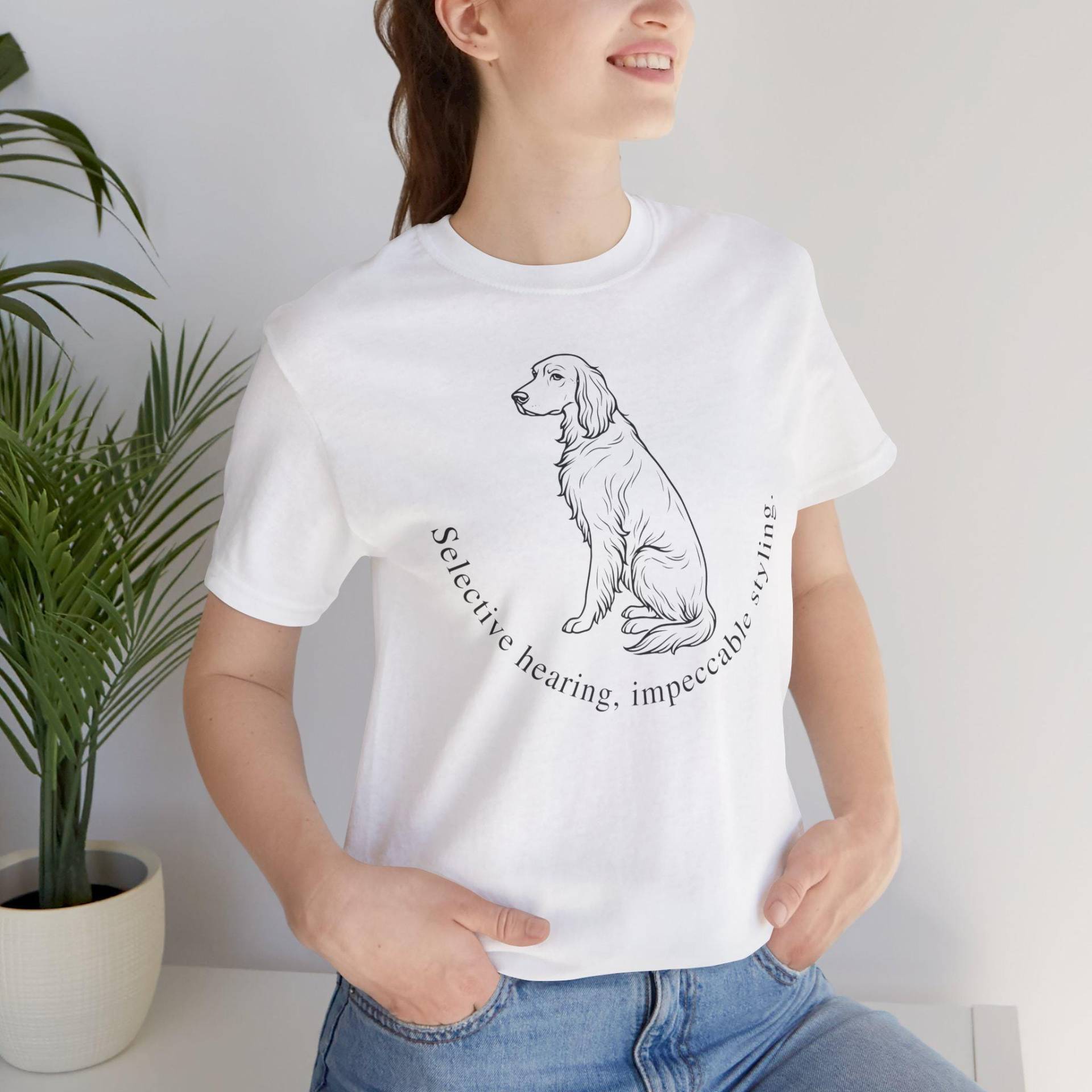 Lustiges Irish Setter T-Shirt | Versand Aus Deutschland | Selective Unisex-T-Shirt Für Hundeliebhaber Kleidung Setter-Besitzer Lustiges Irish Setter T-Shirt | Versand Aus Deutschland | Selective Unisex-T-Shirt Für Hundeliebhaber Kleidung Setter-Besitzer von TheRedDogShop