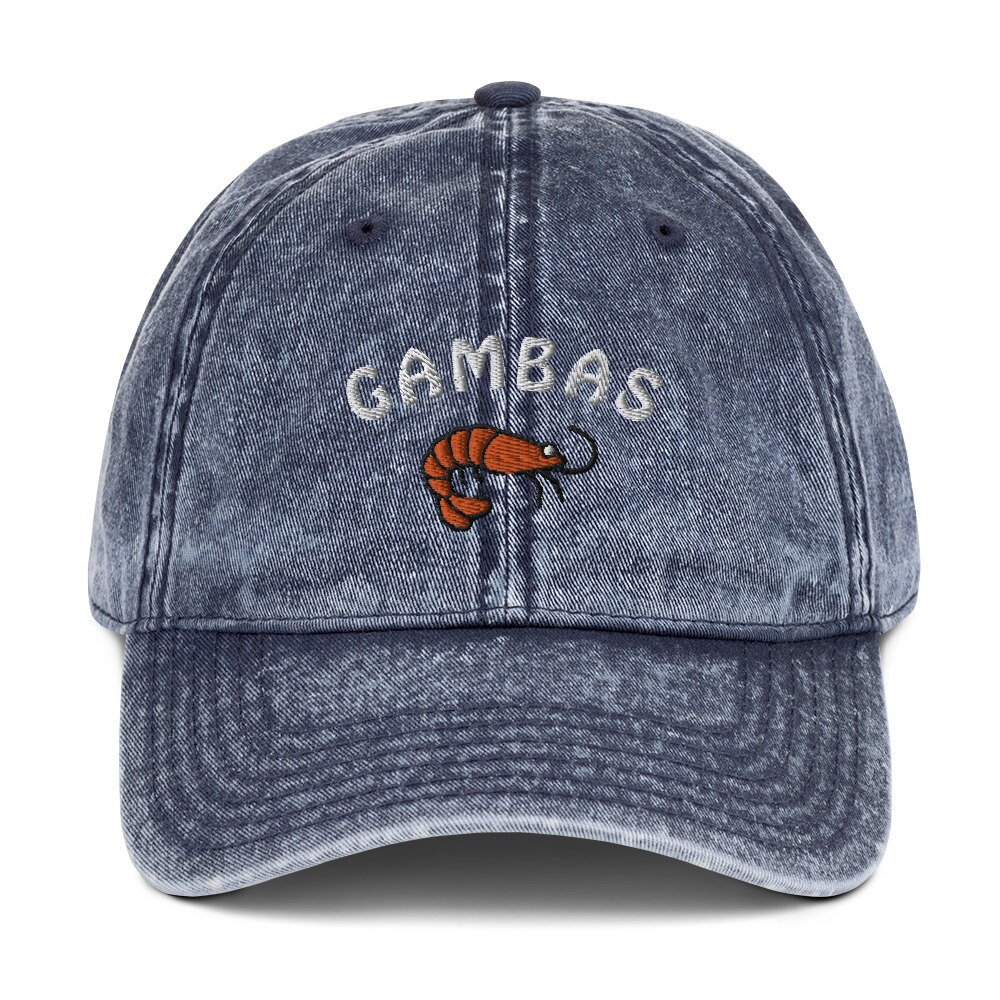 Gambas - Baseball Vintage Bestickte Kappe von TheRefinedSpirit