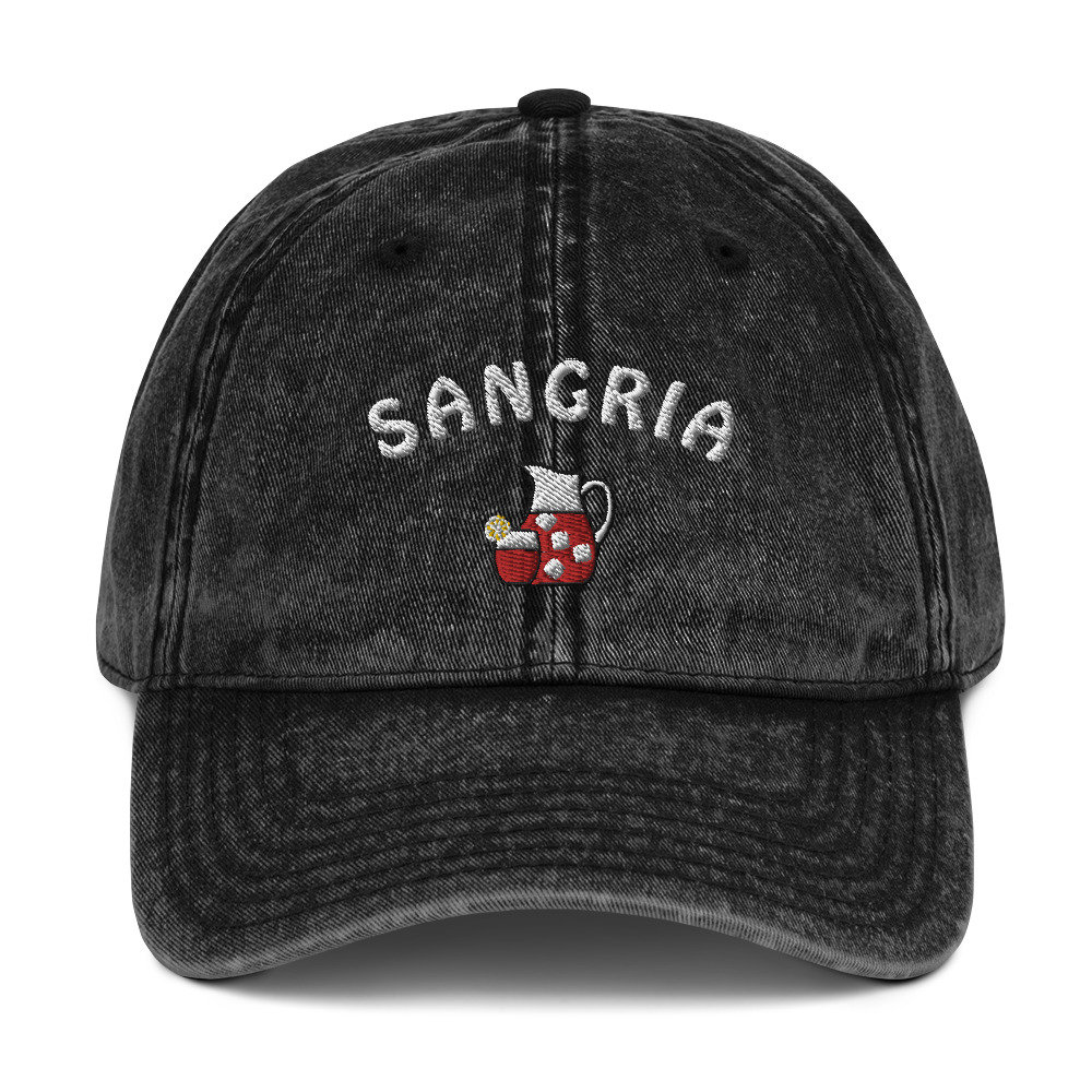 Sangria - Baseball Vintage Cap von TheRefinedSpirit