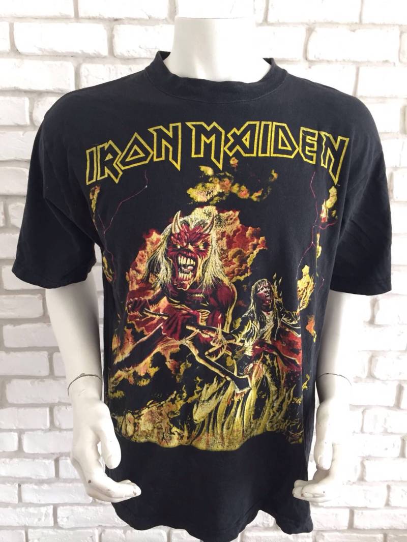 1985 Iron Maiden Jahrgang Extrem Selten Tshirt 1985 Iron Maiden Jahrgang Extrem Selten Tshirt von TheRockChickCloset