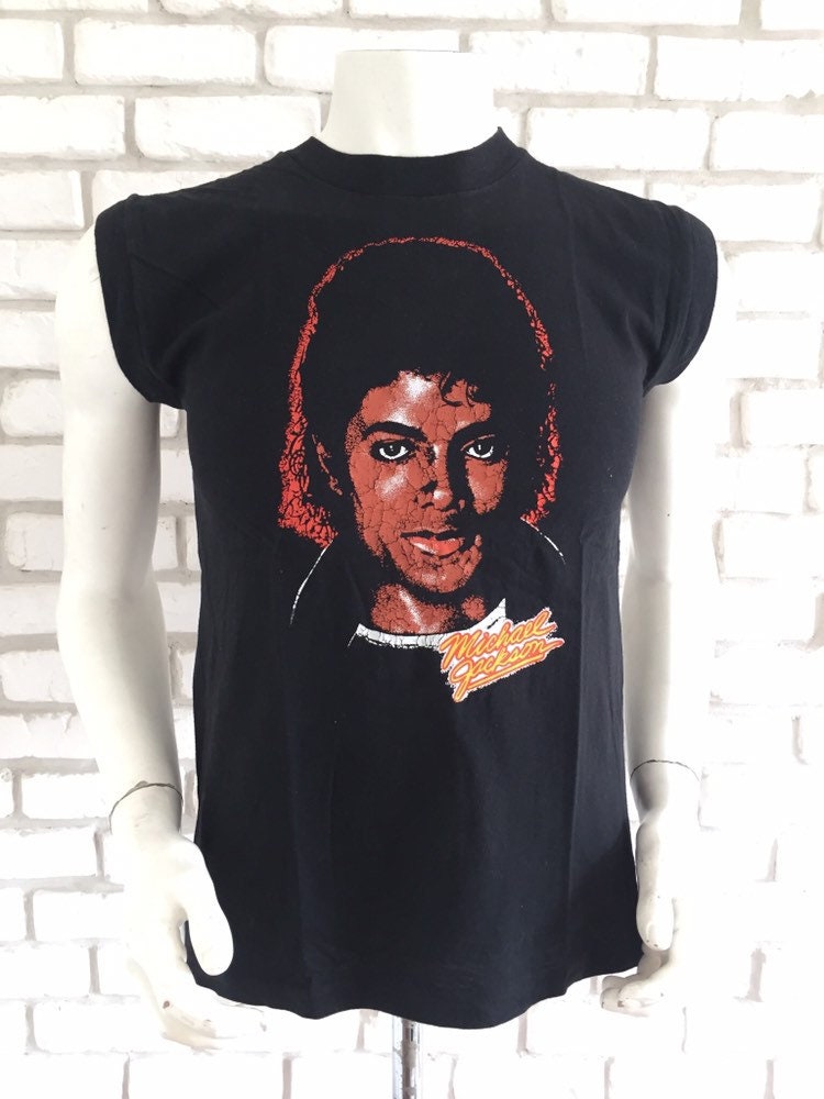 80Er Vintage Michael Jackson Thriller Tshirt 80Er Vintage Michael Jackson Thriller Tshirt von TheRockChickCloset