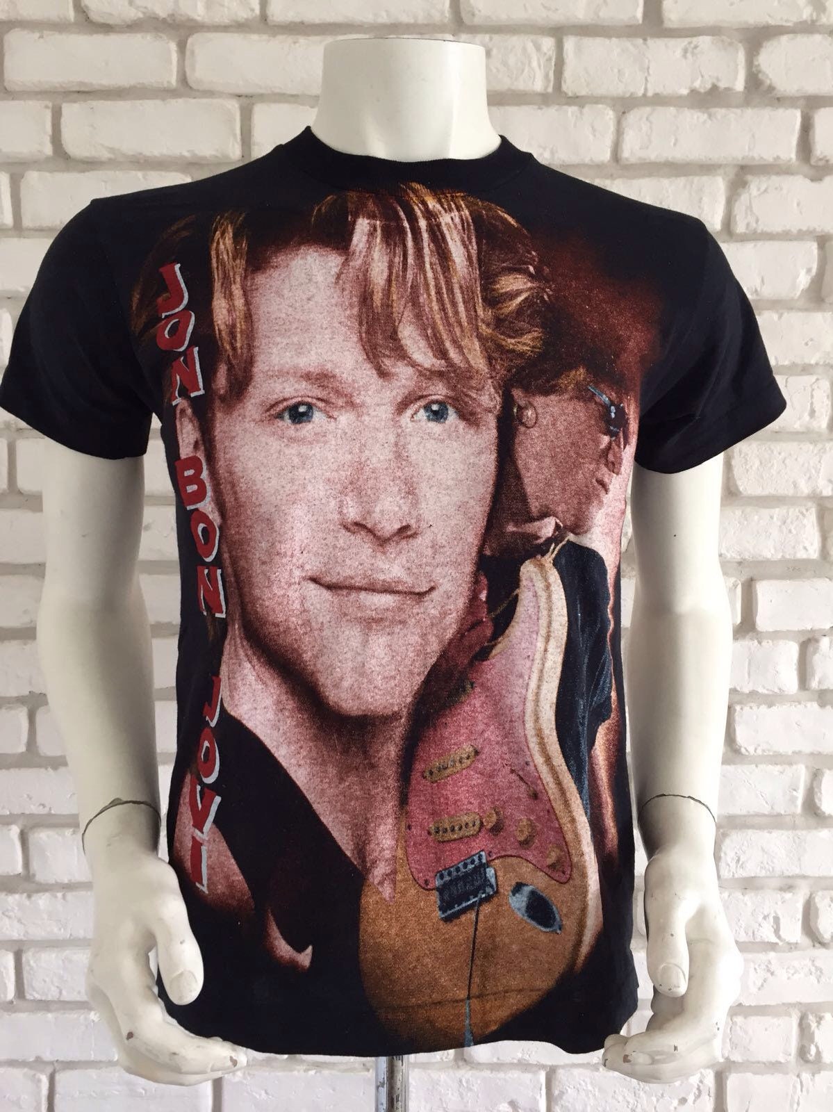 90 Es Vintage Bon Jovi Tshirt Bildschirmsterne von TheRockChickCloset