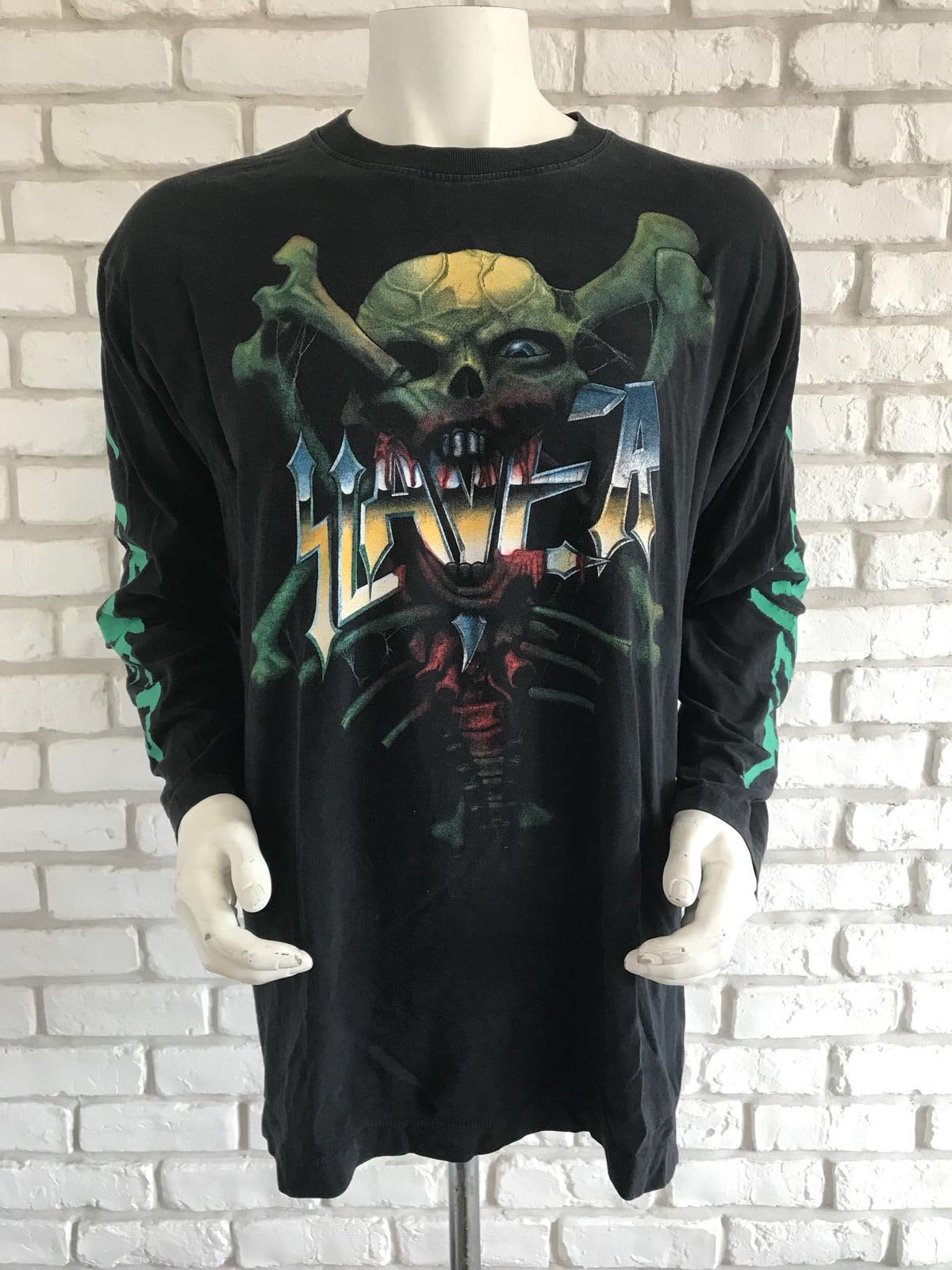 90Er Jahrgang Slayer Seltene Langarm T-Shirt von TheRockChickCloset