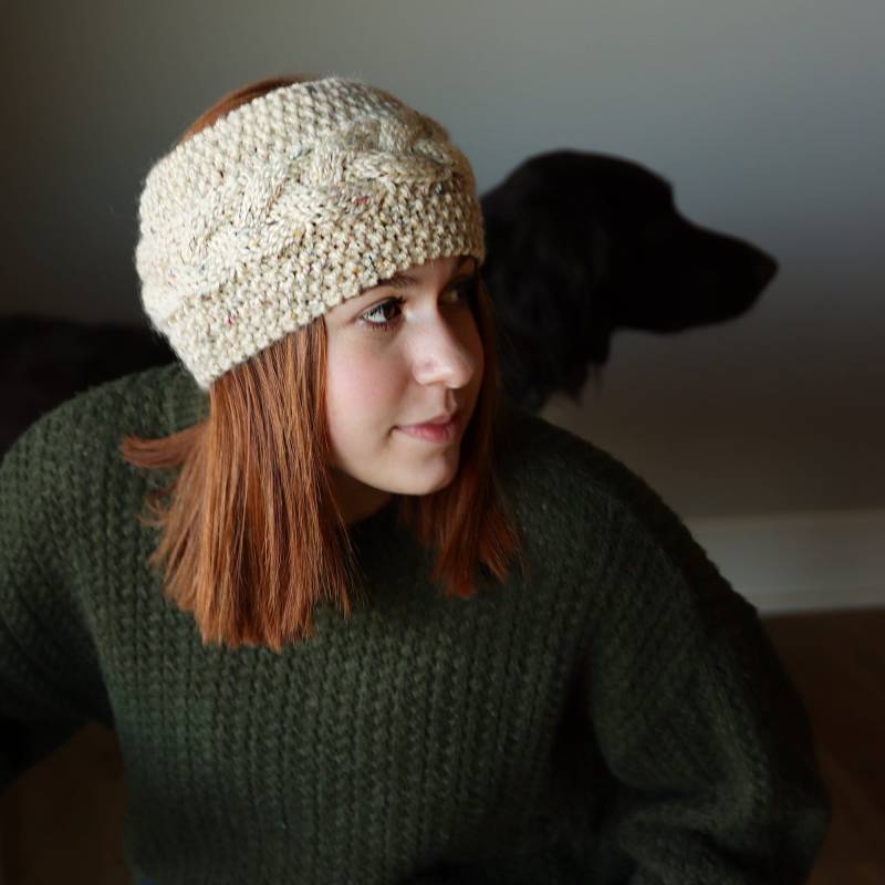 Zopfmuster Wolle/Acryl Stirnband/Ohrenwärmer Zopfmuster Wolle/Acryl Stirnband/Ohrenwärmer von TheSageandPetal