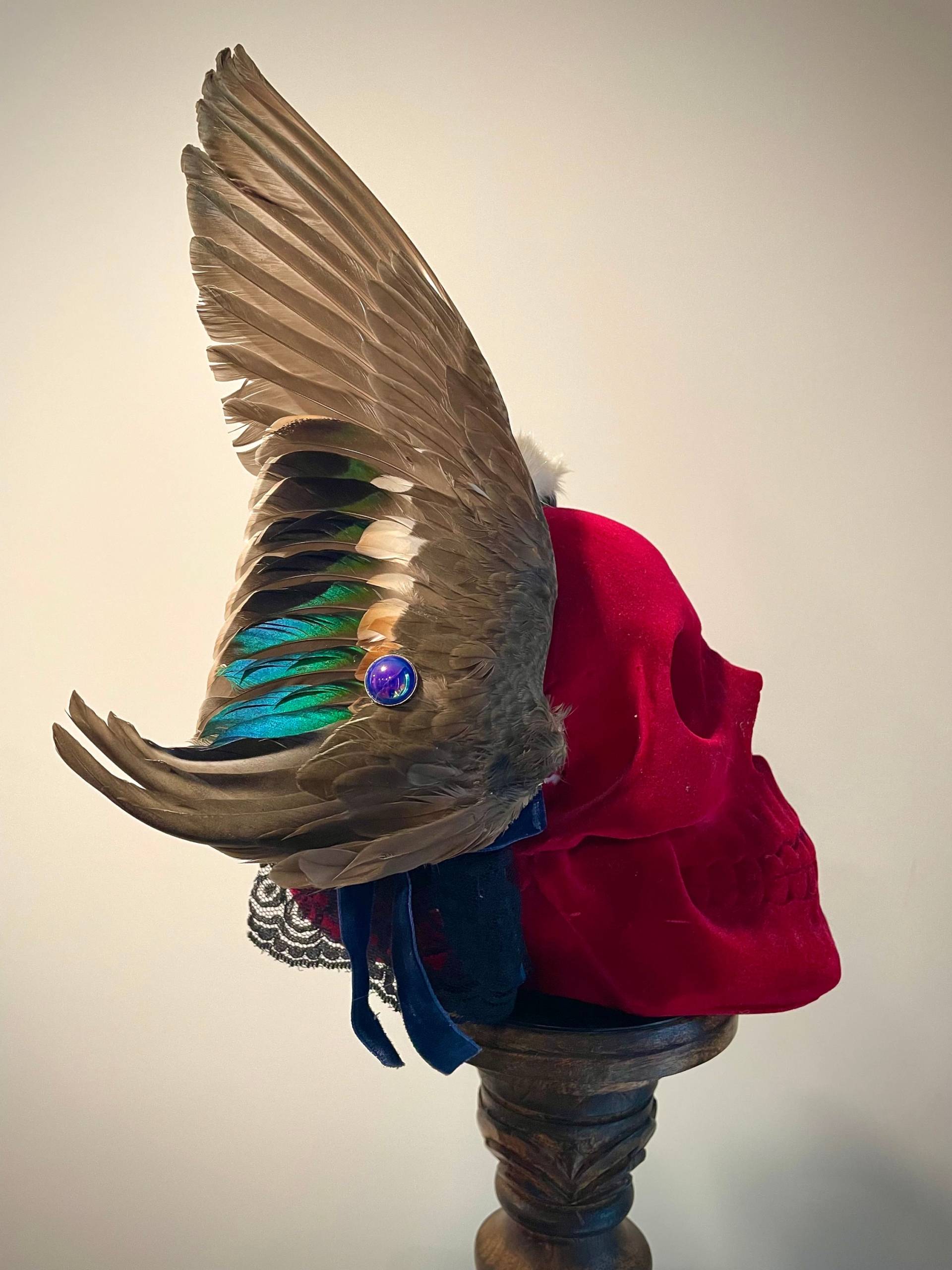 stockente Und Nerz Fascinator stockente Und Nerz Fascinator von TheScavengersCloset