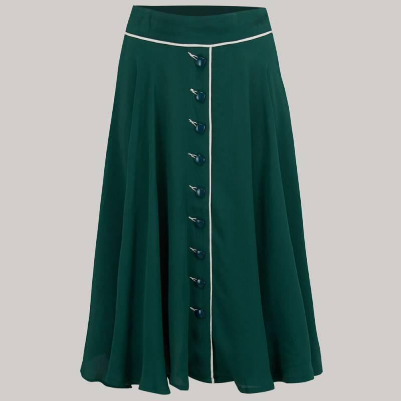 Rita Rock in Hampton Green | Vintage 1940S Style Damenrock Die Näherin Von Bloomsbury von TheSeamstressOfB