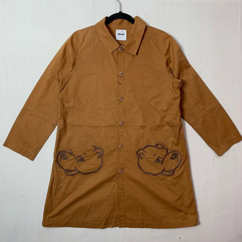 Ne-Net By Issey Miyake Habitat Style Button-Ups-Hemd Designer-Bluse Größe Xl von TheShahStore