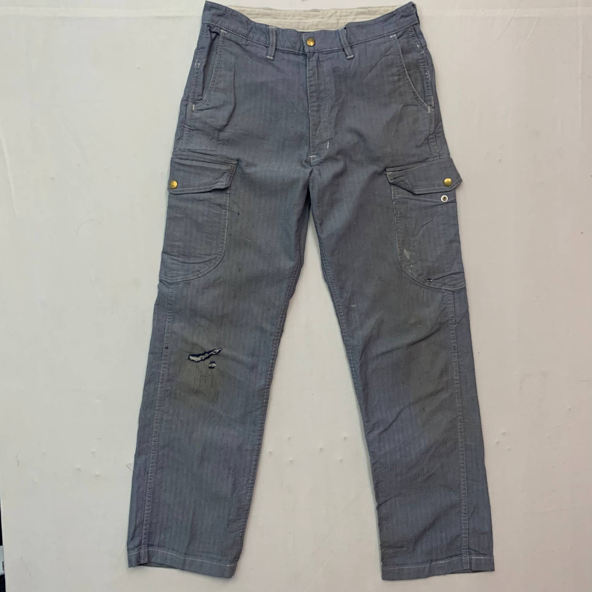 Vintage 90Er Jahre Leeutty Multipocket Distressed Cargohose Lee Gebrauchshose von TheShahStore