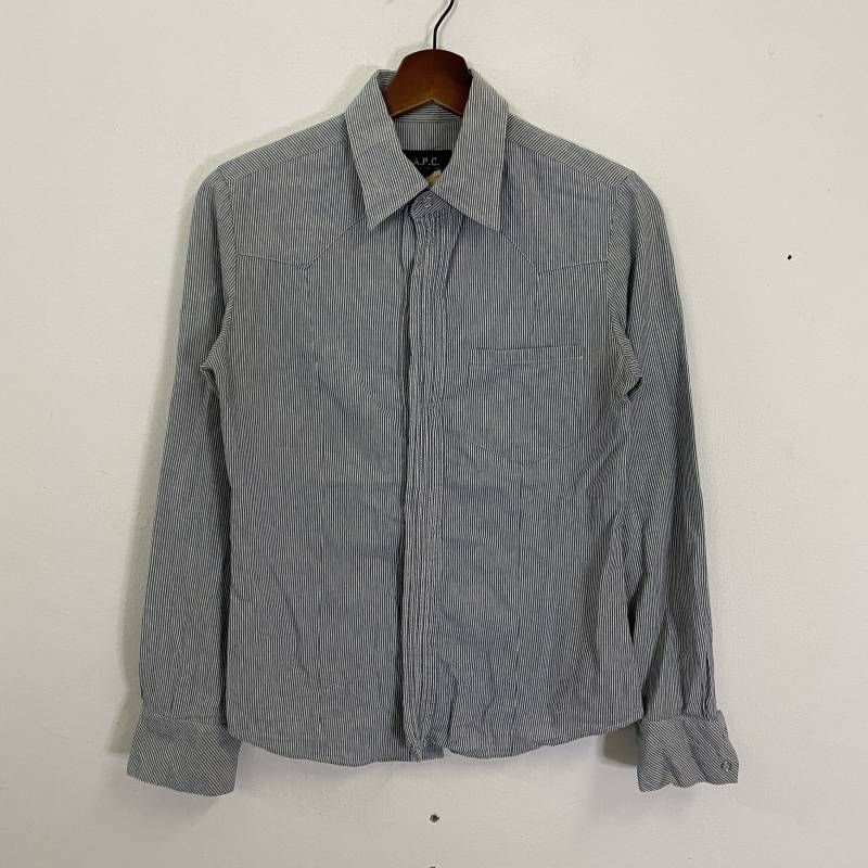 Vintage A.p.c Button Ups Frauen Shirt Größe M von TheShahStore