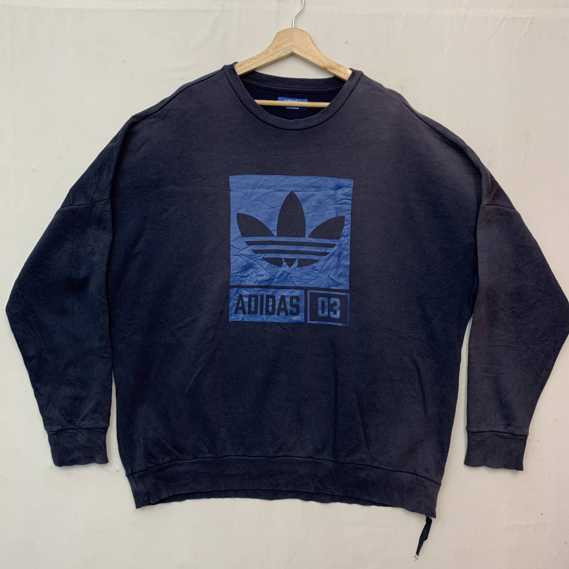 Vintage Adidas Sweatshirt Big Logo Crewneck Größe Xxl von TheShahStore