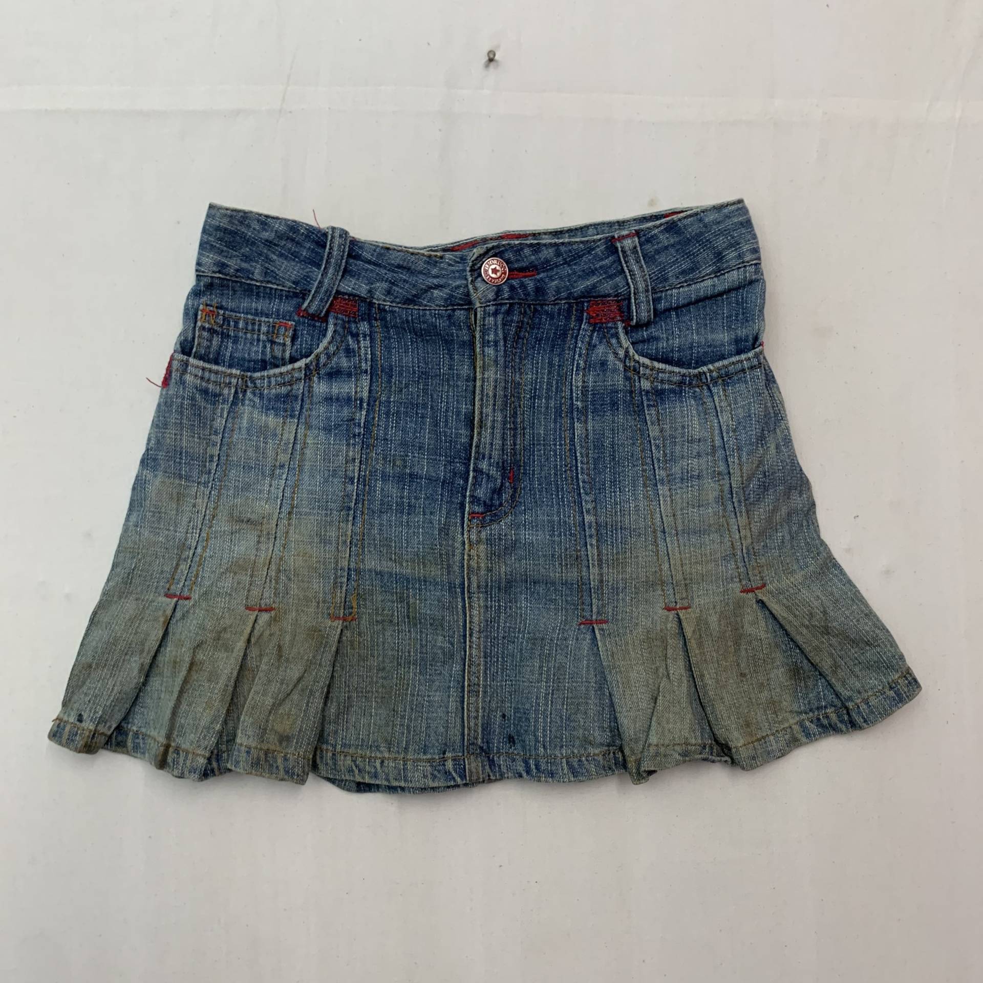 Vintage Fiorucci Mini Jeansrock Jeansmini Rock W26 von TheShahStore