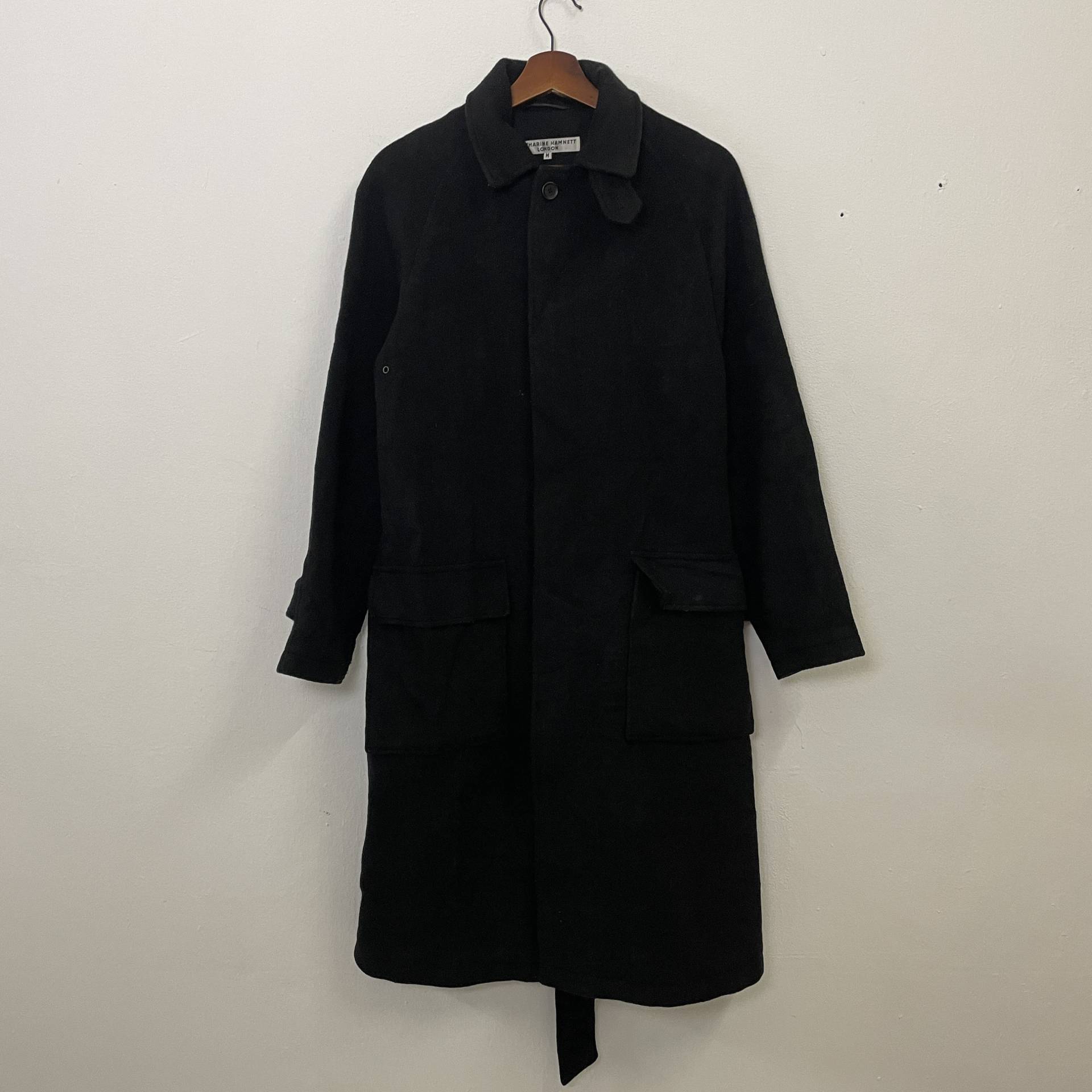 Vintage Katharine Hamnett London Lange Jacke Khatharine Winterjacke Größe M von TheShahStore