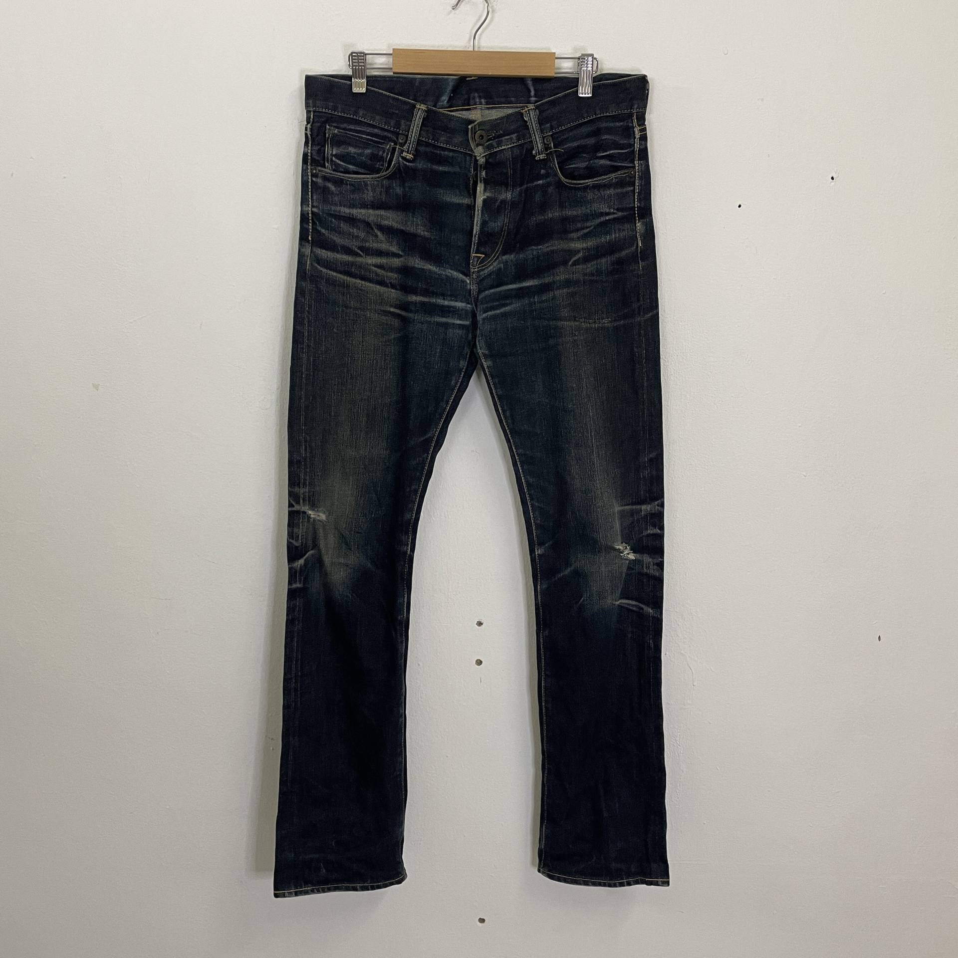 Vintage Kuro Selvedge Jeans W34 von TheShahStore