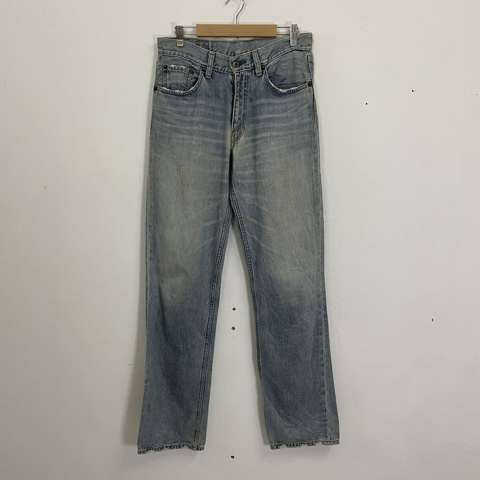 Vintage Levis Faded Kurt Cobain Style Hose Denim Jeans W30 von TheShahStore