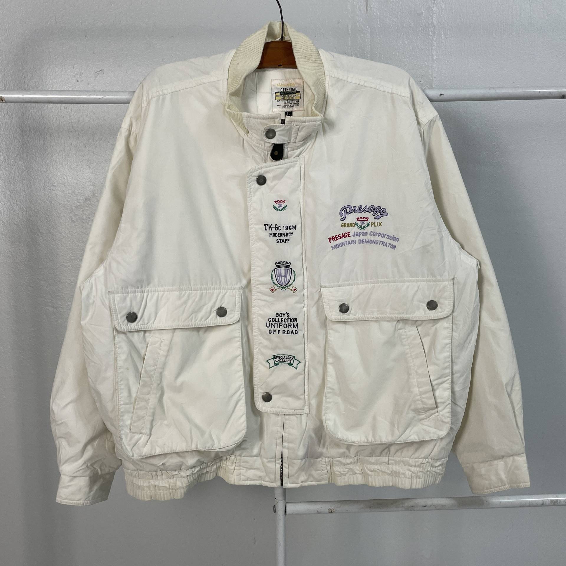 Vintage Offroad Japan Jacke Zipper Ups Gr. Xl von TheShahStore