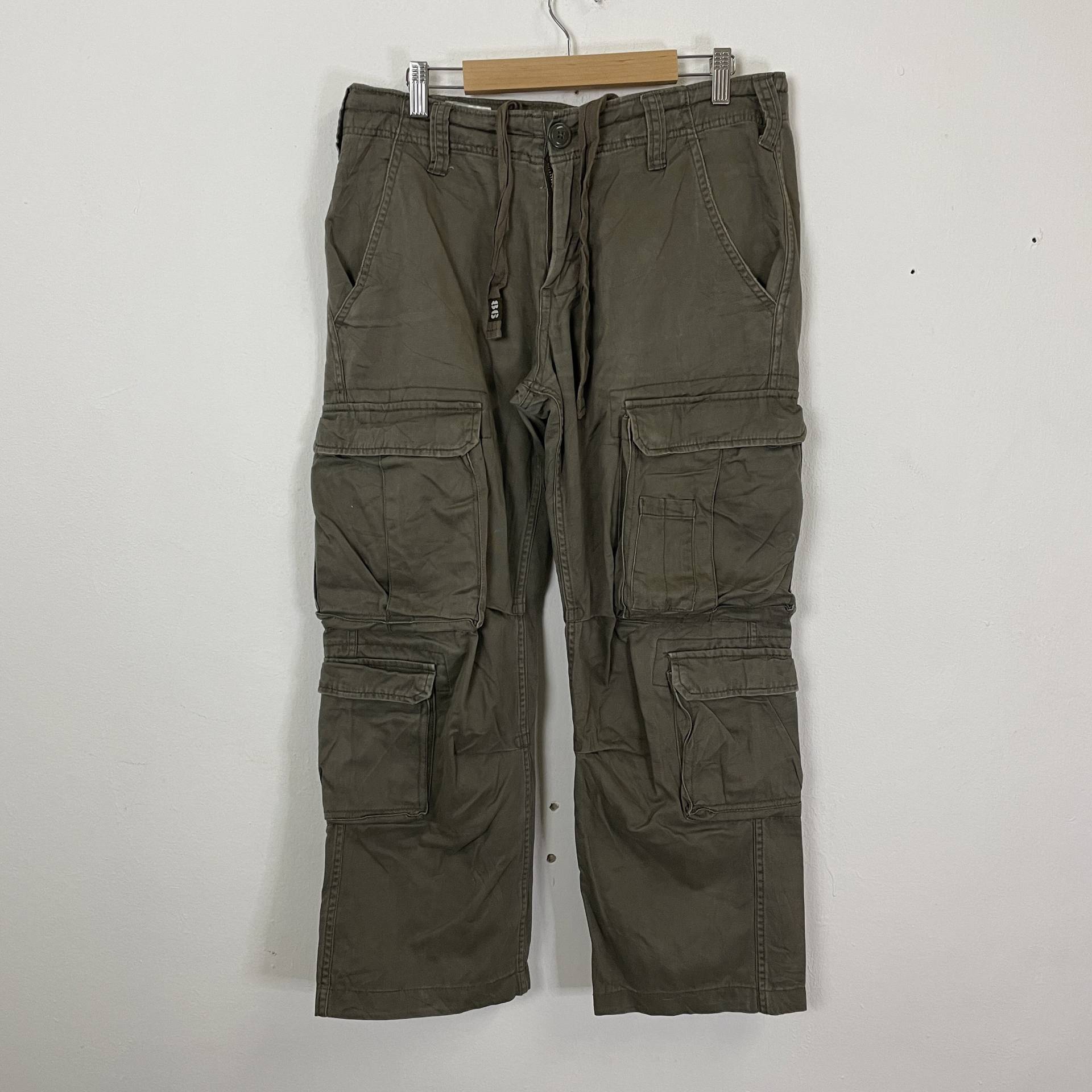 Vintage Real Crush Reg U.s Tm 9 Pocket Cargohose Workwear Utility Multipocket Hose W34 von TheShahStore