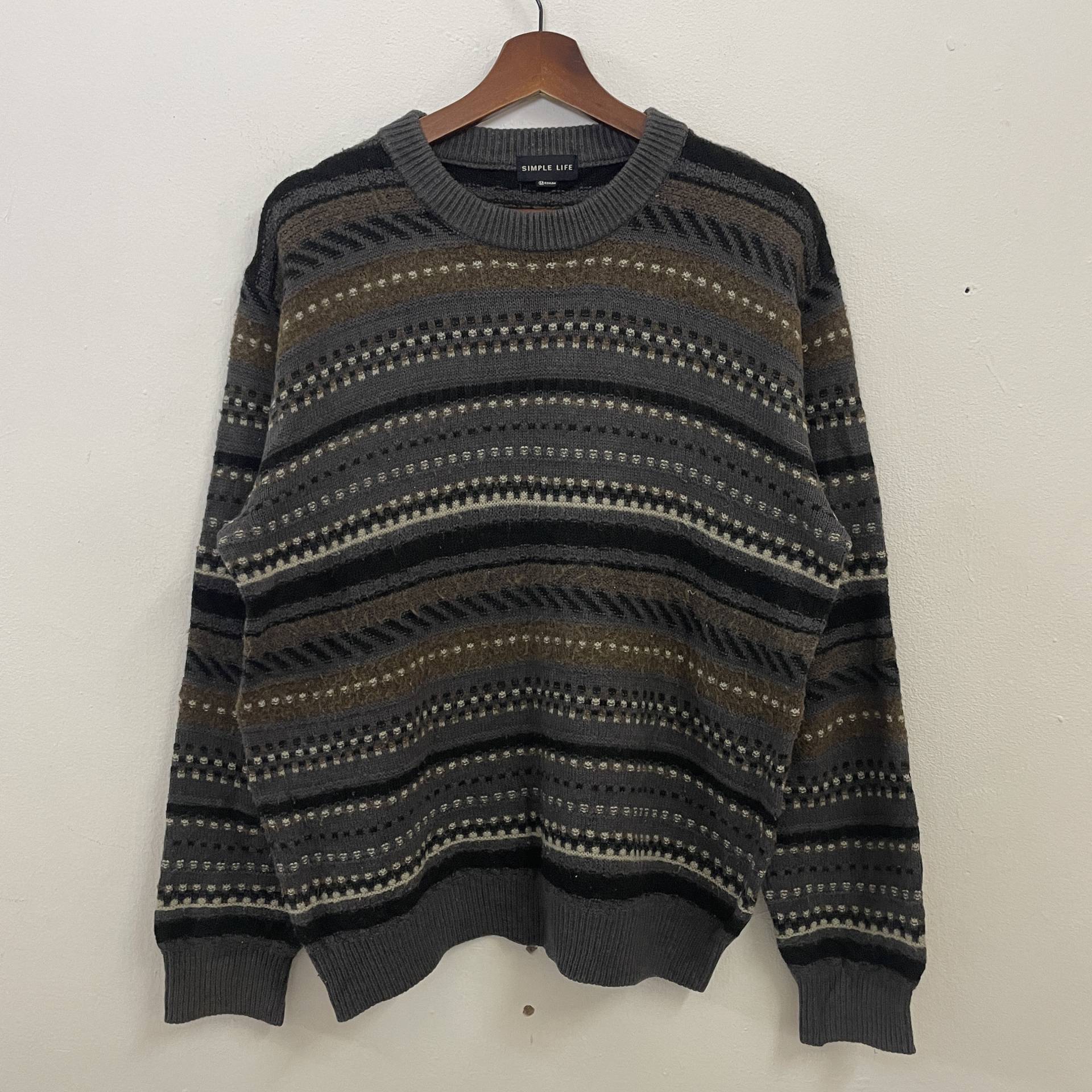 Vintage Simple Life Pullover Strickkleidung Jumper Crewneck von TheShahStore