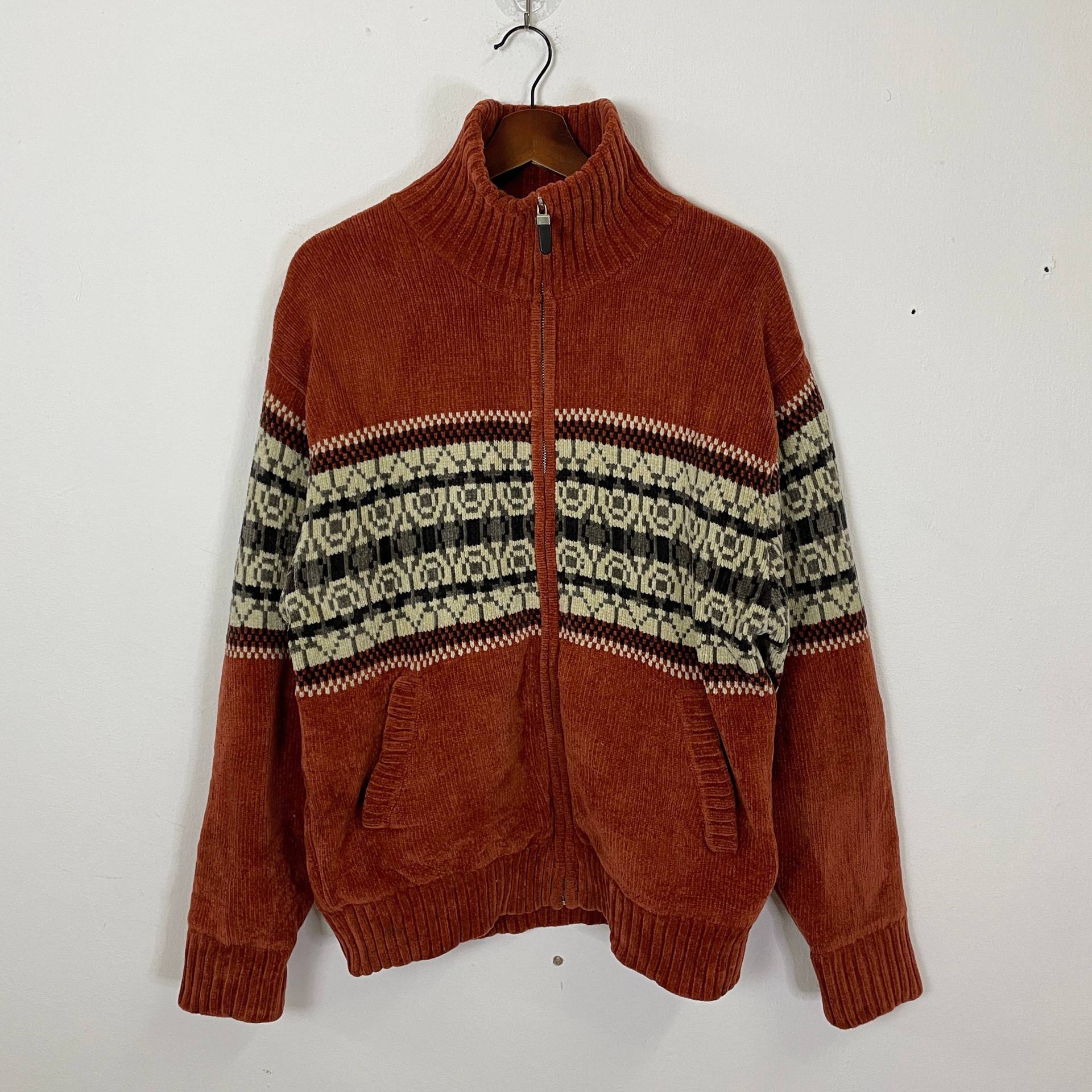 Vintage Unbranded Art Zipper Ups Jacke Designer Jacket Größe M von TheShahStore