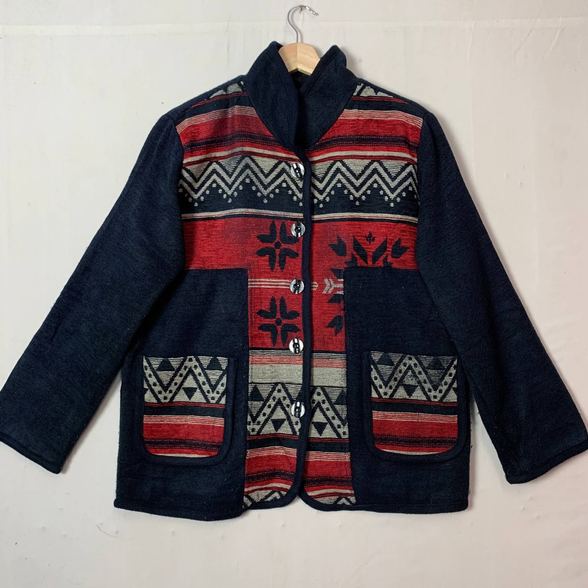 Vintage Unbranded Button Ups Jacke Art Größe L von TheShahStore