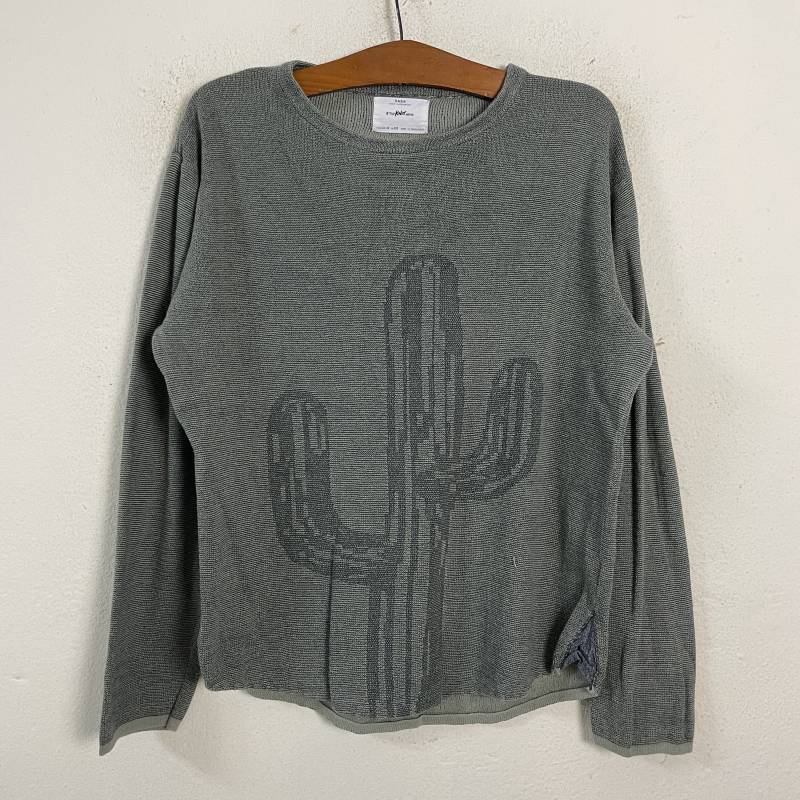 Vintage Zara Captus Motiv Pullover Strickwaren Crewneck Grösse M von TheShahStore
