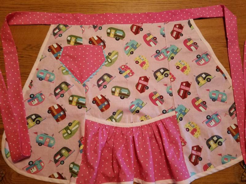 Vintage Stil Halb Schürze Mit Anhängern Print von TheShastaShack