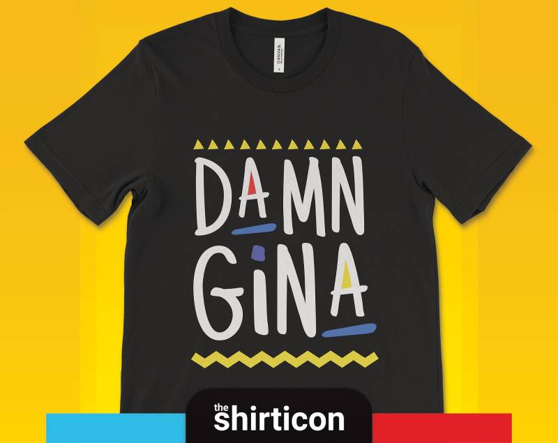 Premium Damn Gina 90S Style Hip Hop T-Shirt - Do It For The Culture Tees 90Er Kleidung von TheShirtIcon