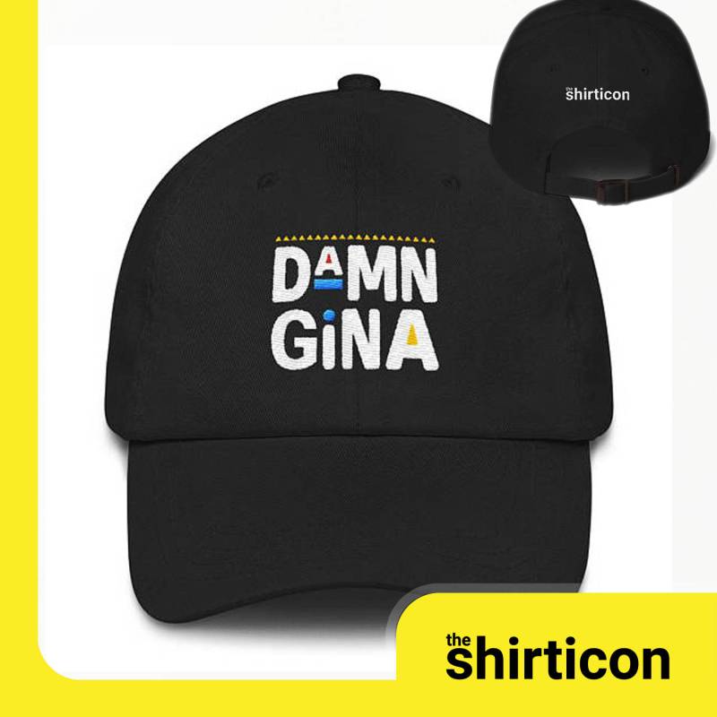 Premium Damn Gina Go Hut - 90Er Hip Hop Kleidung Rap Party Dat Black Panther Urban Outfit von TheShirtIcon