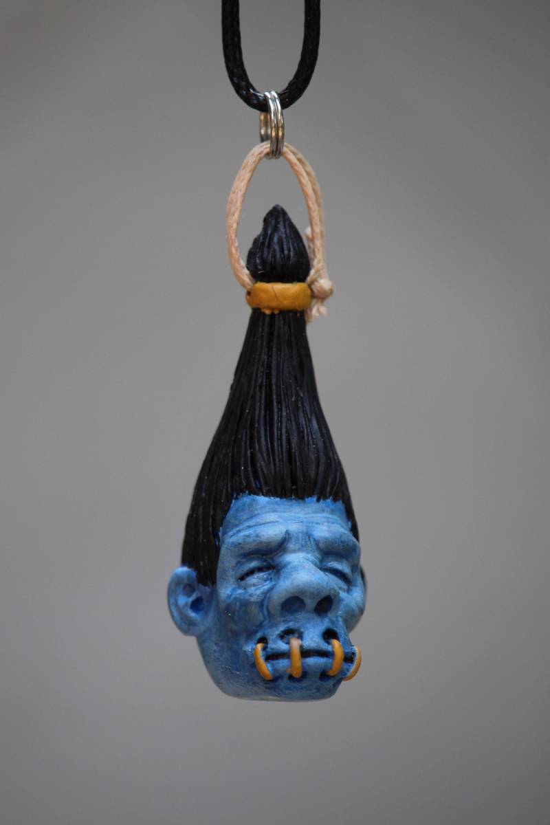 Schrumpfkopf Halskette von TheShrunkenHeadShop
