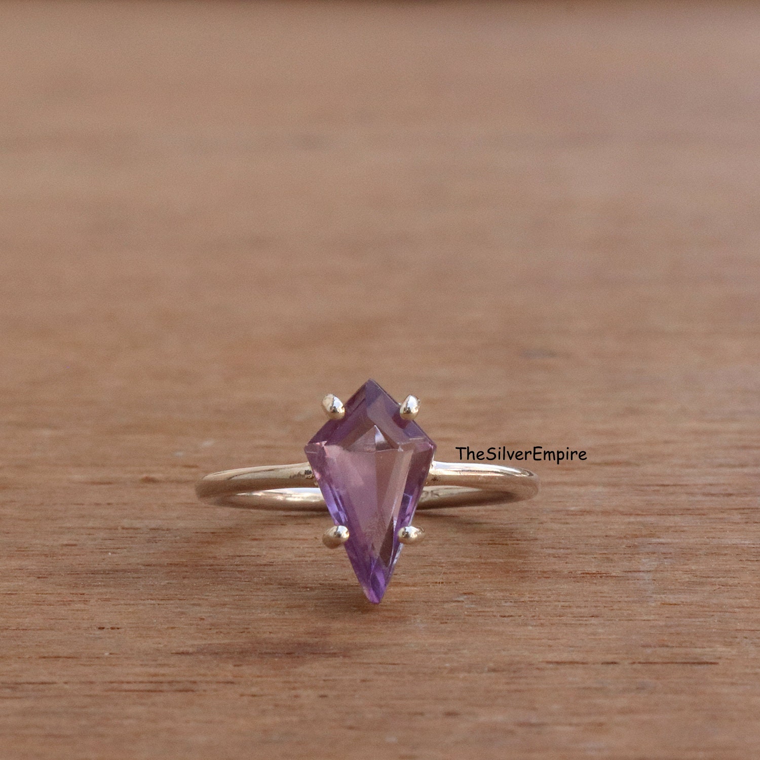 Natürlicher Amethyst Ring - 925 Sterling Silber Februar Geburtsstein Handgemachter Für Frauen Geschenke Sie von TheSilverEmpire