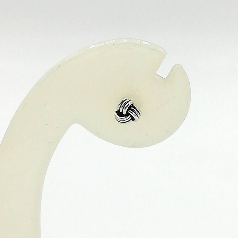 925 Sterling Silber Ohrstecker | Liebesknoten Ohrringe Freundschaft Silberschmuck Kleine E30 von TheSilverGame