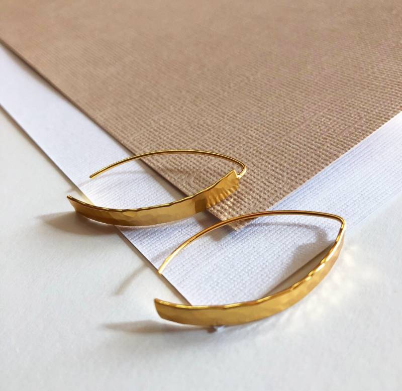 Calypso 18K Gold Ohrringe | Goldschmuck 14K Geschenke Für Sie Schmuck von TheSilverRoot