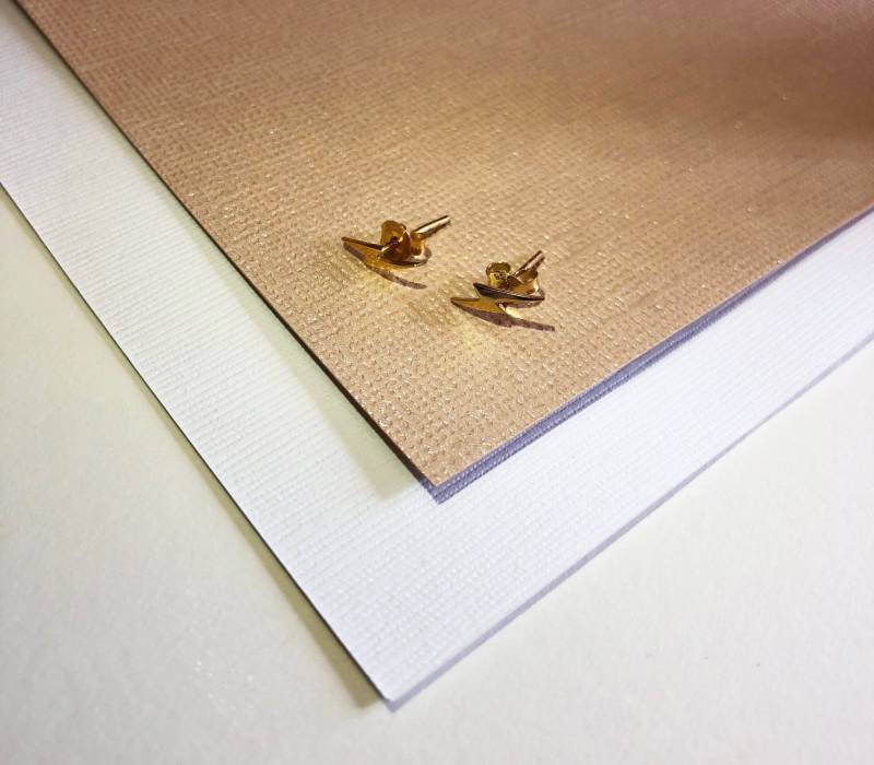 Electric 18K Gold Ohrringe | 14K Schmuck Ohrstecker |Schmuck |Ohrstecker von TheSilverRoot