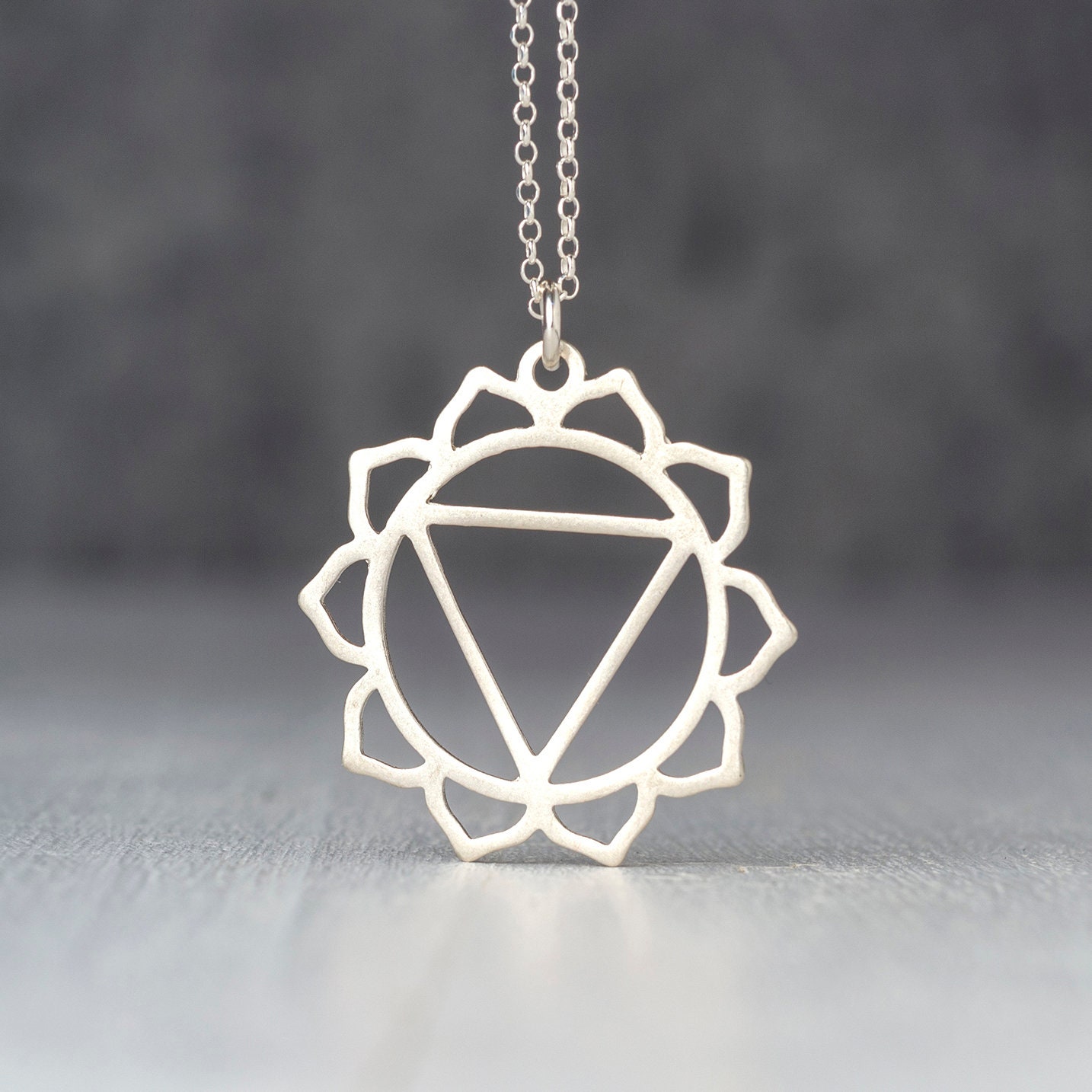 Chakra Anhänger Yoga Schmuck 263B von TheSilverWhale
