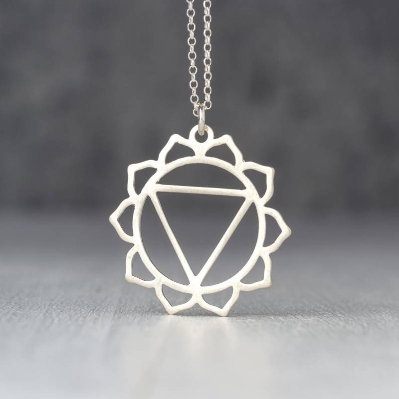 Chakra Anhänger Yoga Schmuck 263B von TheSilverWhale