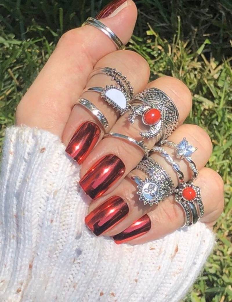 The Queen Of Hearts Antique 16 Teiliges Boho Ring Set Mit Braut von TheStreakingBoho