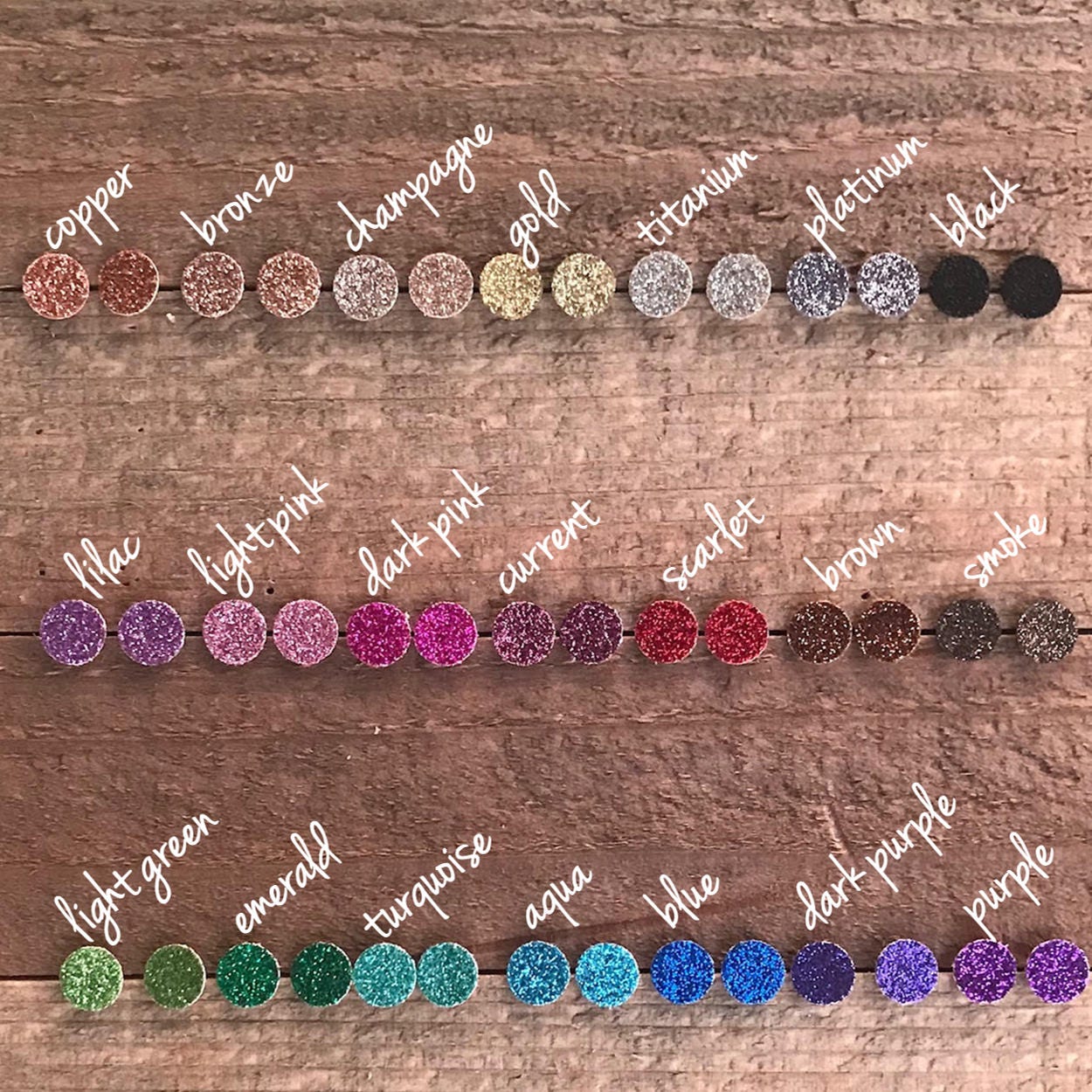 Glitzer Ohrstecker Glitzer Ohrstecker von TheSweetLemonProject