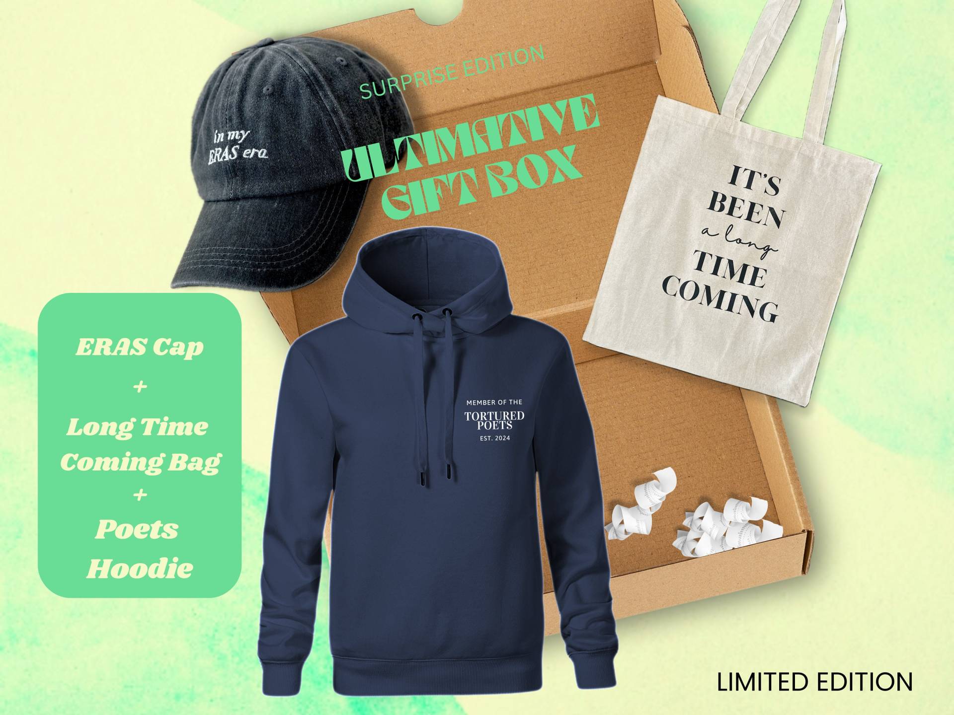 Ultimative Fan Geschenkbox - Merch Konzert Starter Pack Taylor Lover Poets Theswiftshopde von CuratedByKarma