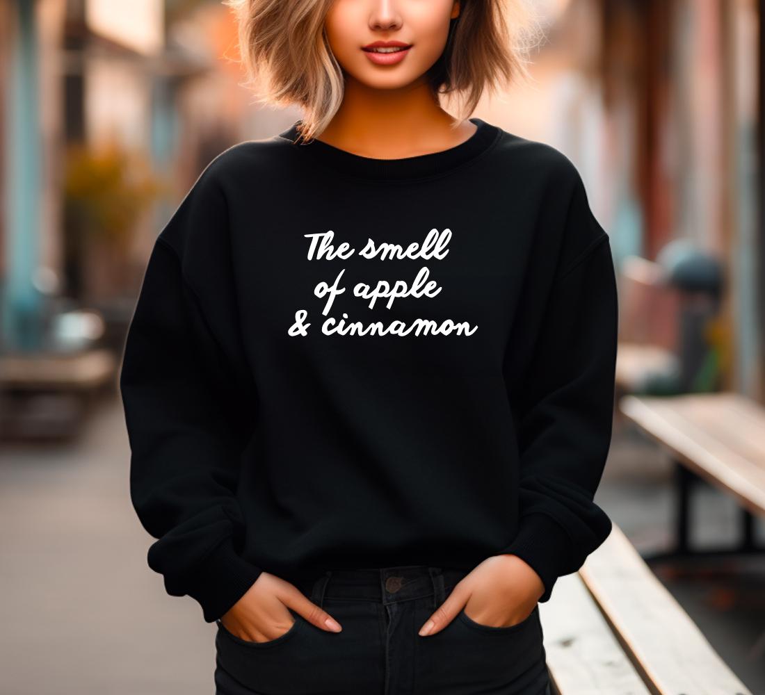 Herbst Schwarzer Pullover Damen - Cozy Autumn Vibes Sweater Lustiger Spruch Geschenkidee Für Hobbybäcker von TheTangerineTale