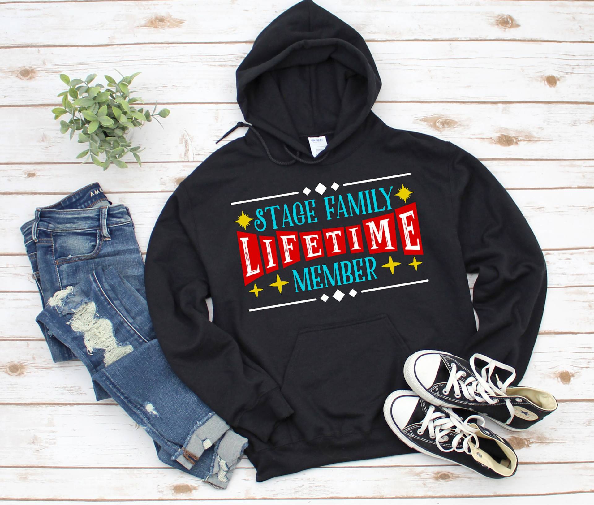 Bühnenfamilie Lebenslanges Mitglied Theater Liebhaber Schauspieler Schauspielerin Handeln von TheTheatreLife