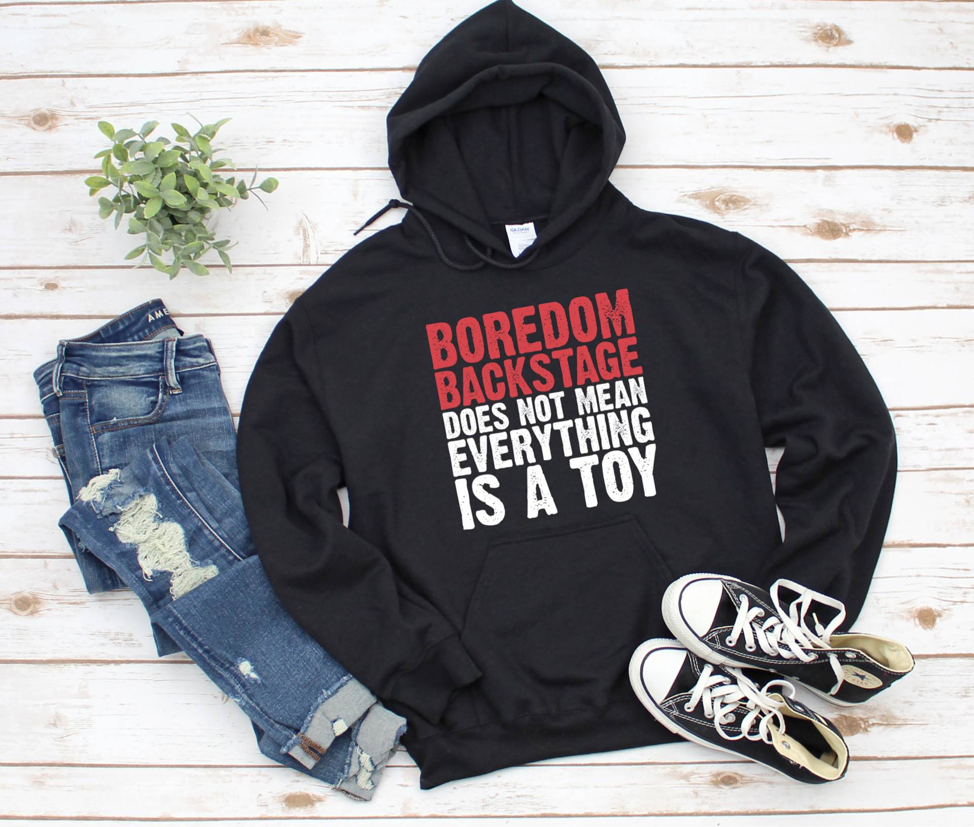 Langeweile Backstage Bedeutet Nicht, Alles Ist Ein Spielzeug Lustig Bühnencrew Theater Techniker von TheTheatreLife