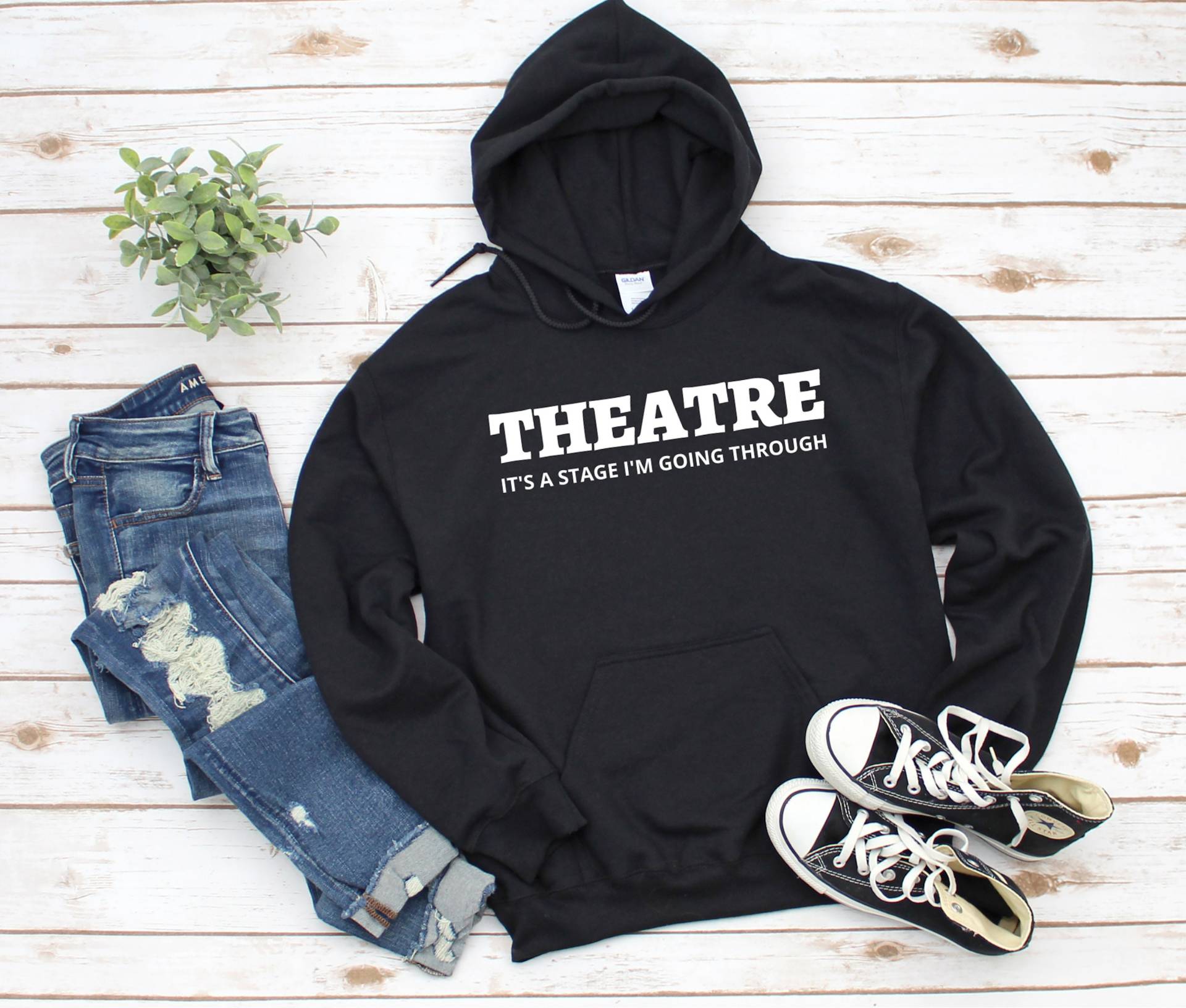 Theater Es Ist Eine Bühne, Durch Die Ich Schauspieldarbieter-Schauspielerin-Backstage-Bühnencrew-Musical-Boutique-Liebhaber-Geschenk Durchgehe von TheTheatreLife