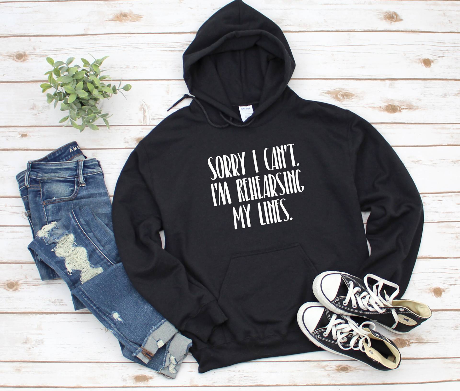 Tut Mir Leid, Ich Kann Nicht. Ich Probe Meinen Text. Lustiges Schauspieler-Schauspielerin-T-Shirt Für Theater-Liebhaber von TheTheatreLife