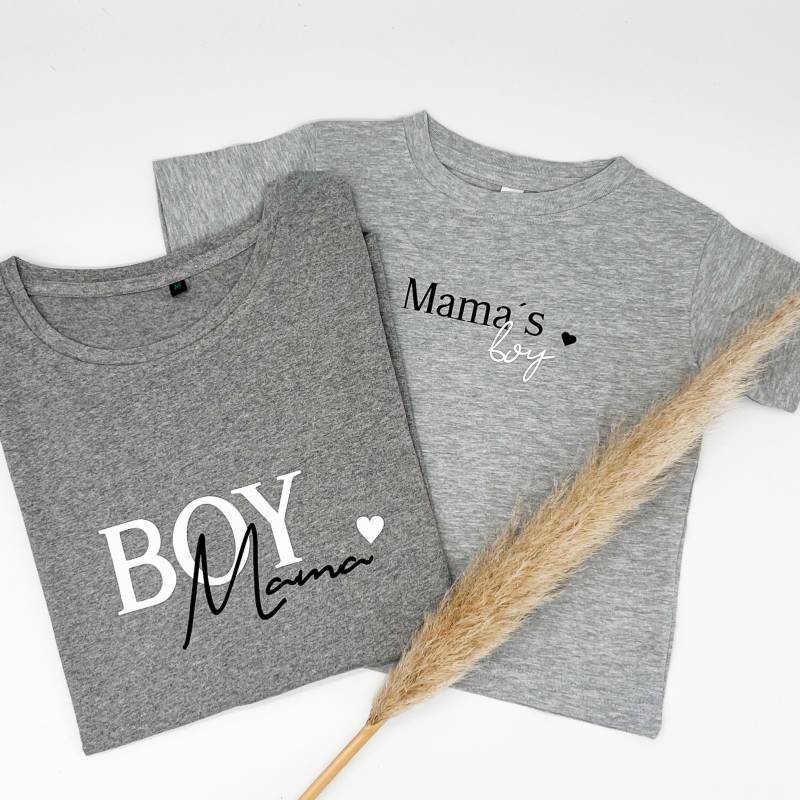 Boy Mama T-Shirt | Jungsmama Statement Shirt Jungen Ostergeschenk |Statementshirt Partnerlook Und Baby von TheThreeOnlineshop