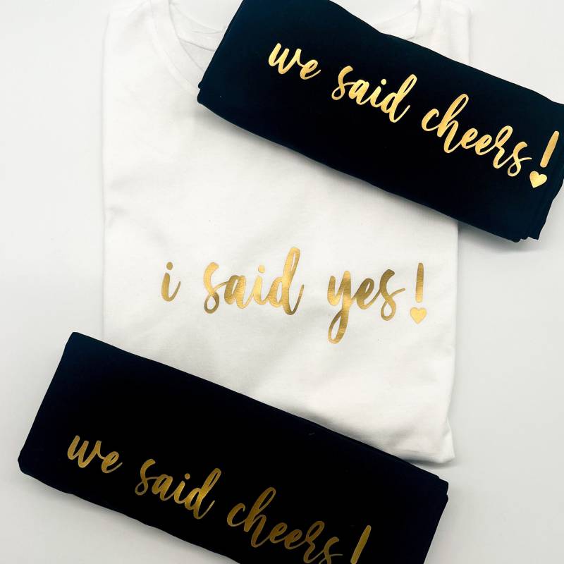 Shirt Jga | We Said Cheers Team Braut Junggesellenabschied Frau T-Shirt We Brautjungfer T-Shirt Für von TheThreeOnlineshop